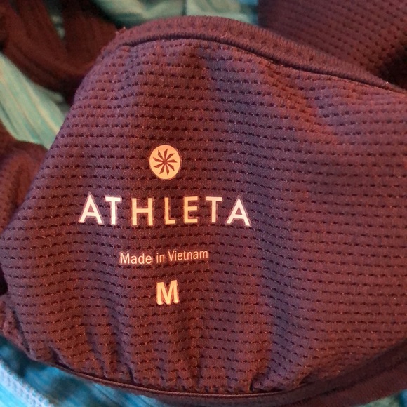 Athleta cross back removable padded bra insert with attached athletic tank top - Picture 8 of 12